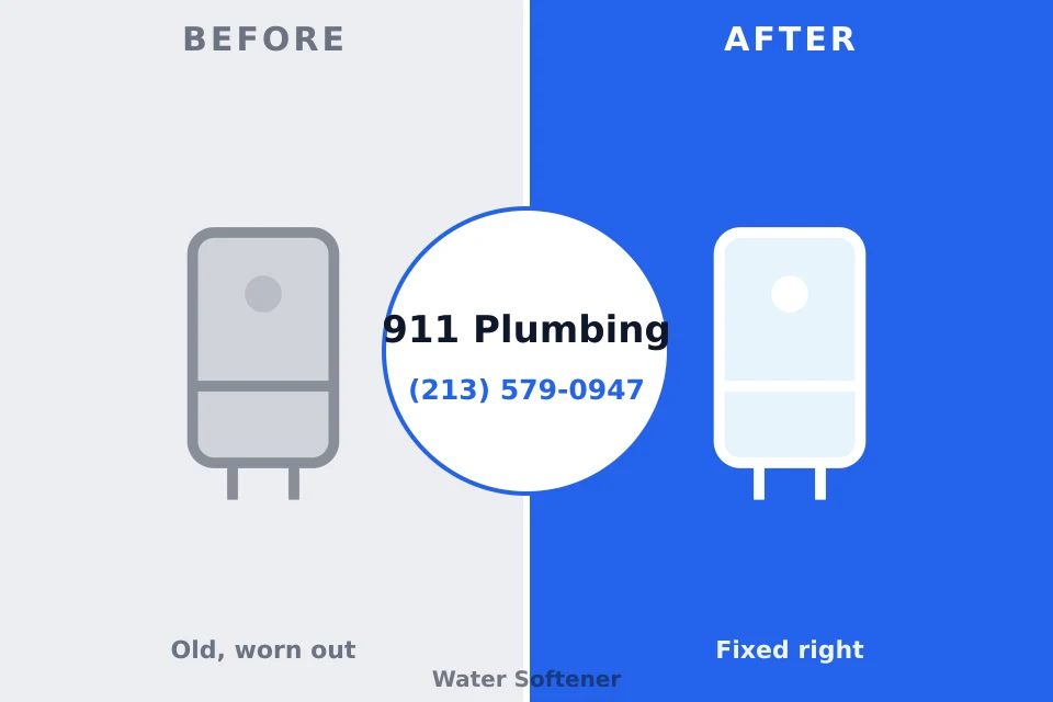 Before and after: plumbing repair Glenwood, IA